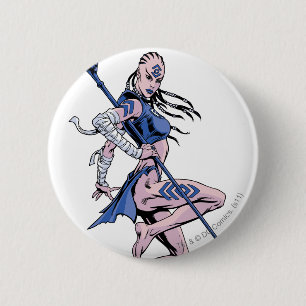 Indigo Tribe 1 Ronde Button 5,7 Cm