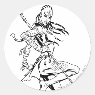 Indigo Tribe 3 Ronde Sticker