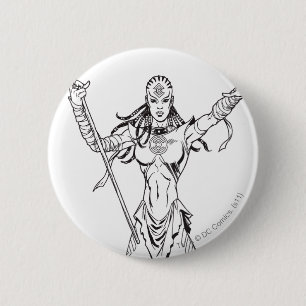 Indigo Tribe 6 Ronde Button 5,7 Cm