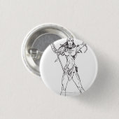 Indigo Tribe 6 Vierkante Button 5,1 Cm (Voorkant /achterkant)