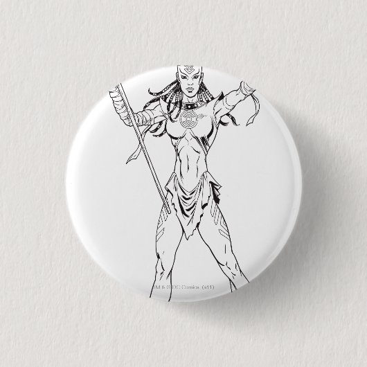 Indigo Tribe 6 Vierkante Button 5,1 Cm (Voorkant)