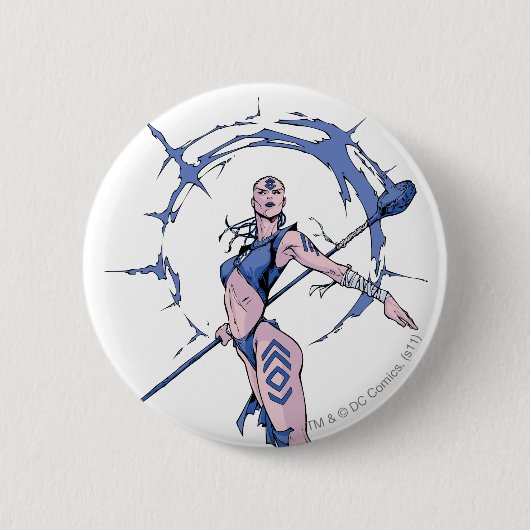 Indigo Tribe 7 Ronde Button 5,7 Cm (Voorkant)