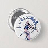 Indigo Tribe 7 Ronde Button 5,7 Cm (Voorkant /achterkant)