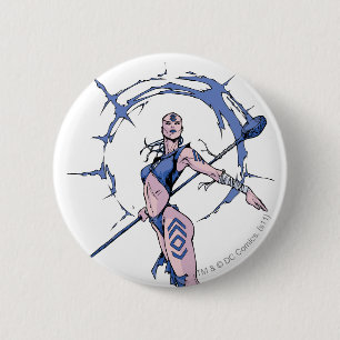 Indigo Tribe 7 Ronde Button 5,7 Cm