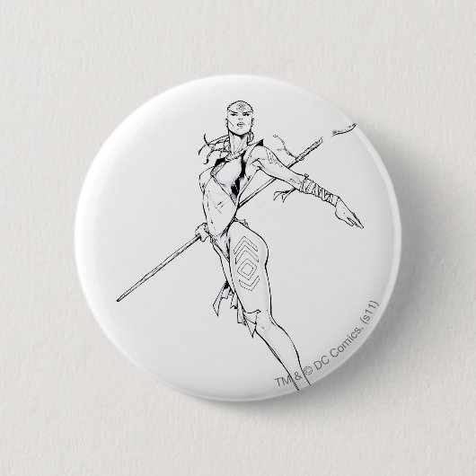 Indigo Tribe 8 Ronde Button 5,7 Cm (Voorkant)