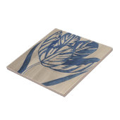 Indigo Tulip Tegeltje (Zijkant)