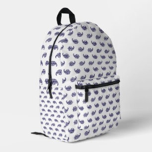 Indigo Varens Botanische Minimalistische Rugzak
