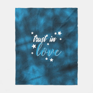 Indigo "Vertrouw op Liefde" Fleece Deken