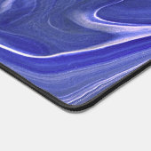 Indigo Violet Agate Marbre Abstraction (Coin)