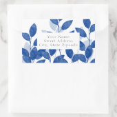 Indigo Waterverf Verlaat labels (Tas)