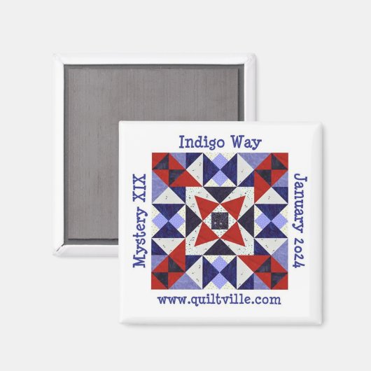 Indigo Way magneet (Voorkant / Achterkant)