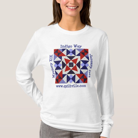 Indigo Way shirt met lange mouwen (Voorkant)