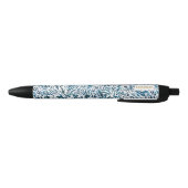Indigo Zebra Print Zwarte Inkt Pen (Bodem)