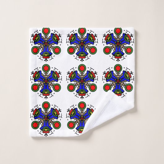 Indigo Zen Bloom (Gant de toilette)