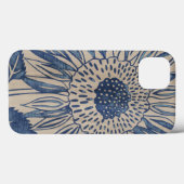 Indigo Zonnebloem Case-Mate iPhone Case (Achterkant (horizontaal))