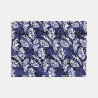 Indigopalmen Fleece Deken