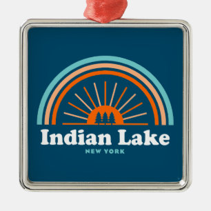 Indimeer New York regenboog Metalen Ornament