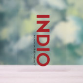 INDIO_Accrylic-teken Acryl Bord (Neutraal)