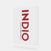 INDIO_Accrylic-teken Acryl Bord (Hoek)