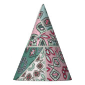 Indisch Arabisch Patchwork Quilt Feesthoedjes (Links)