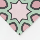 Indisch Arabisch Patchwork Quilt Fleece Deken (Hoek)