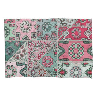 Indisch Arabisch Patchwork Quilt  Kussensloop