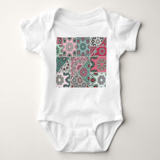 Indisch Arabisch Patchwork Quilt  Romper (Voorkant)