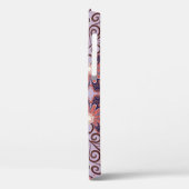 Indisch bloementafelkleed: heerlijk pastelpatroon Case-Mate iPhone case (Achterkant / Links)