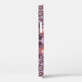 Indisch bloementafelkleed: heerlijk pastelpatroon Case-Mate iPhone case (Achterkant / Rechts)