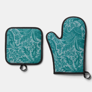 Indisch patroon, William Morris Ovenwant & Pannenlap Set