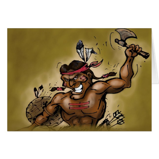 Indische arrior (Voorkant Horizontaal)