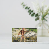 Indische arrior visitekaartje (Staand voorkant)