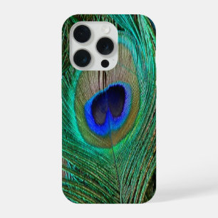 Indische Blauwe Pauwveer iPhone 15 Pro Hoesje