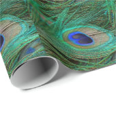 Indische blauwe pekkervaar cadeaupapier (Rol Hoek)