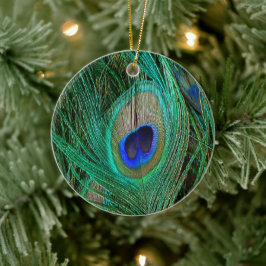 Indische blauwe pekkervaar keramisch ornament