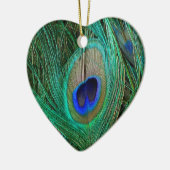 Indische blauwe voetdoek keramisch ornament (Links)