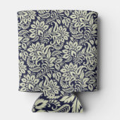 Indische Bloemen Grond  Ontwerp Blikjeskoeler (Achterkant)