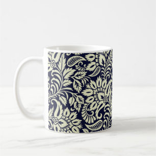 Indische Bloemen Grond Ontwerp Koffiemok
