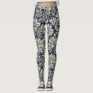 Indische Bloemen Grond Ontwerp Leggings