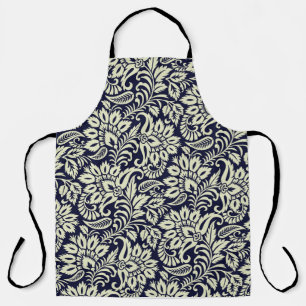 Indische Bloemen Grond Ontwerp Schort