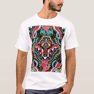 Indische Bloemen:  naadloos behang. T-shirt