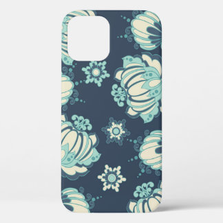 Indische Bloemen Naadloos Patroon iPhone 12 Hoesje