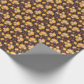 Indische bloemige gekleurde naadloos cadeaupapier (Hoek)