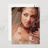 Indische bruid briefkaart (Voorkant / Achterkant)