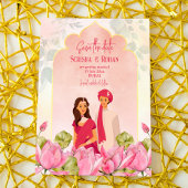 Indische bruiloft, met uitzondering van de datum l kaart