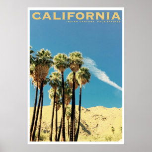  Indische Canyons Palm Springs-reisposter Poster
