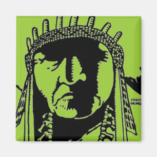 Indische Chief Magnet Magneet
