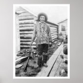 Indische Chief Tanana Alaska 1916 Poster (Voorkant)