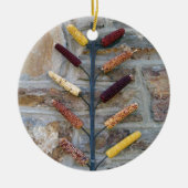 Indische corn keramisch ornament (Voorkant)