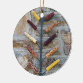 Indische corn keramisch ornament (Links)